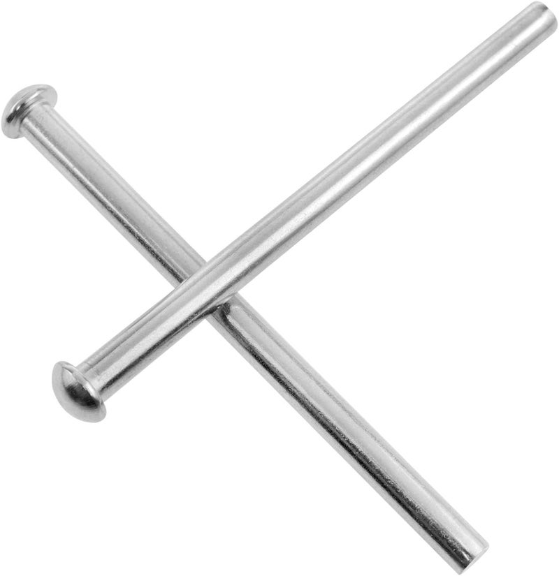 FINBe 3.5 Inch Door Hinge Pin Outlet Hinge Pins for Door Closure Function to Replace Silver 6PCS - Image 2